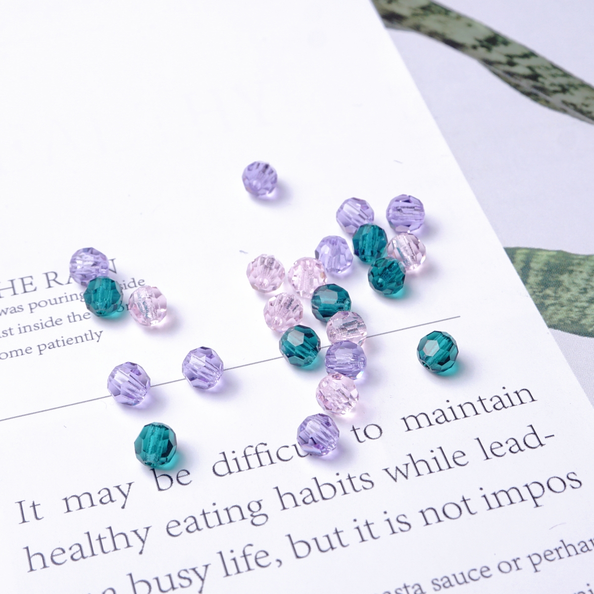 捷克地球珠DIYAB镀彩水晶