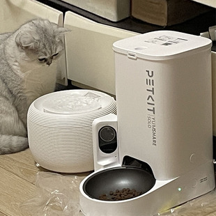 新品 小佩自动喂食器猫咪可视版 猫粮狗粮宠物定时喂 新一代可视