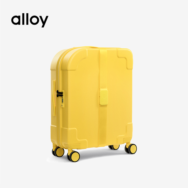 alloy/乐几行李箱女拉杆箱旅行登机密码红色ins网红箱子男20/24寸