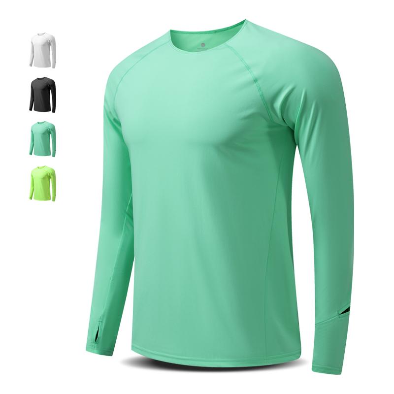 CHENGYIJIA跑步长袖T恤男速干衣