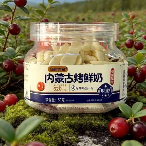 内蒙古烤鲜奶高钙奶片儿童零食