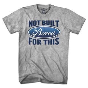 For钻孔而非建造美式 Built 复古经典 男女款 T恤 Bored 宽松短袖 Not