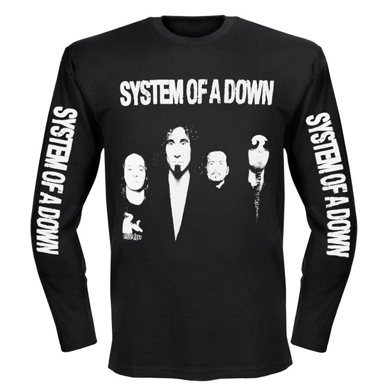 SYSTEMOFADOWN美式纯棉长袖T恤