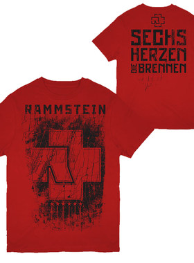 Rammstein德国战车重金属乐队T恤