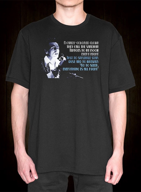 1986Lynch's Blue Velvet蓝丝绒惊恐片周边美式暗黑风纯棉短袖T恤