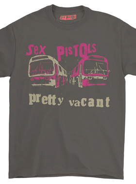SEX PISTOLS Pretty Vacant T shirt性手枪乐队摇滚纯棉男士短T恤