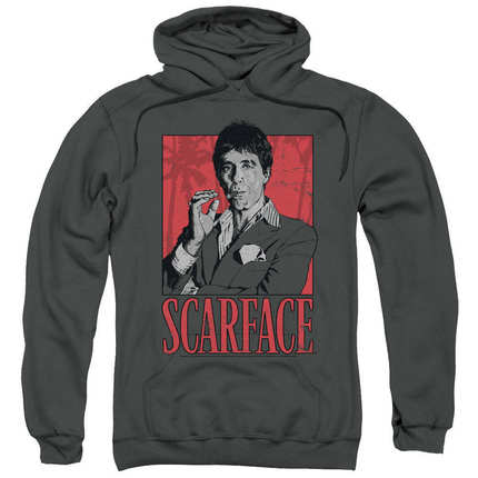 1983疤面煞星电影联名Scarface帕西诺AlPacino秋冬男连帽宽松卫衣