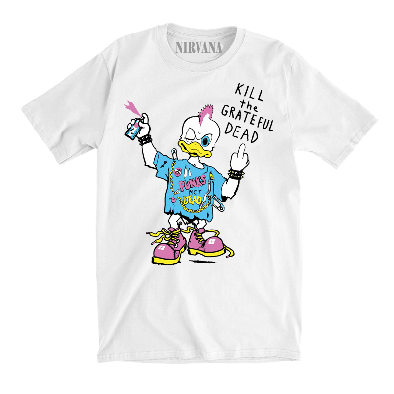 Nirvana短袖朋克男士美式复古T恤