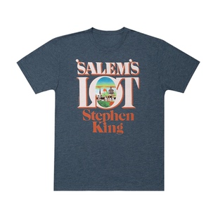 直喷短袖 lot king斯蒂芬·金文学系列文艺休闲 Stephen salem