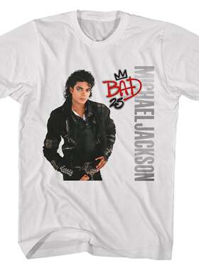 Michael Jackson迈克尔·杰克逊美式复古高街潮牌男士oversizeT恤