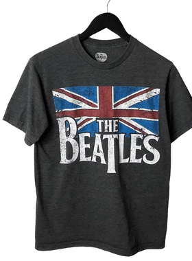 The Beatles披头士乐队vintage摇滚美式复古着oversize直喷T恤