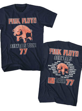 Pink-Floyd男士美式复古短袖T恤