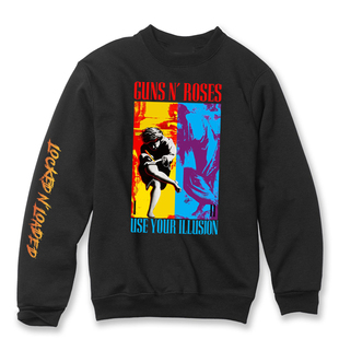 Nirvana涅槃乐队枪花平克弗洛伊德儿童装孩子圆领长袖宽松棉卫衣