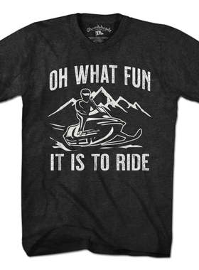 Sled Head Snowmobile雪橇头雪地车 美式复古经典男女款短袖T恤