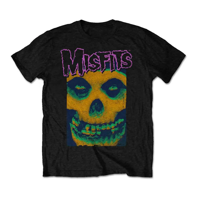 失意者misfits纯棉骷髅头直喷T恤