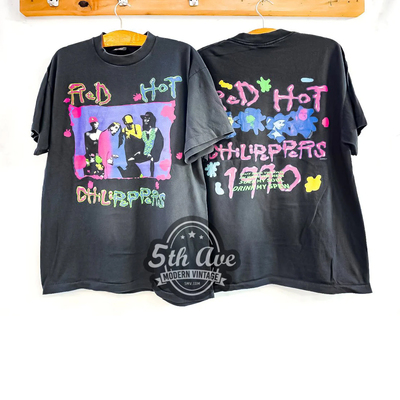 红辣椒乐队乐队T恤复古男士T恤