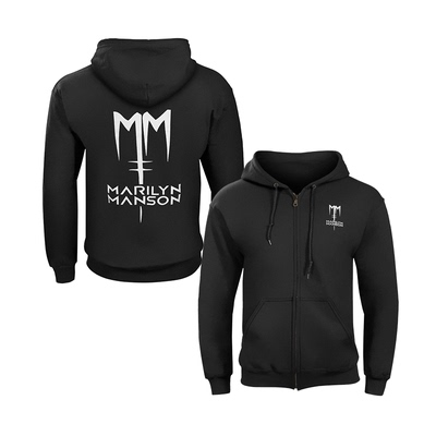 MARILYNMANSON美式连帽拉链外套