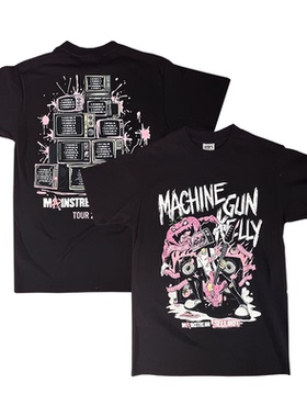 歌手、演员Machine Gun Kelly理查德·科尔森·贝克 美式短袖T恤