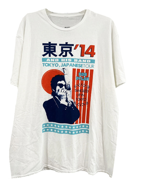 Bob Dylan Tokyo鲍勃·迪伦乐队2014年东京演唱会男士复古短袖T恤