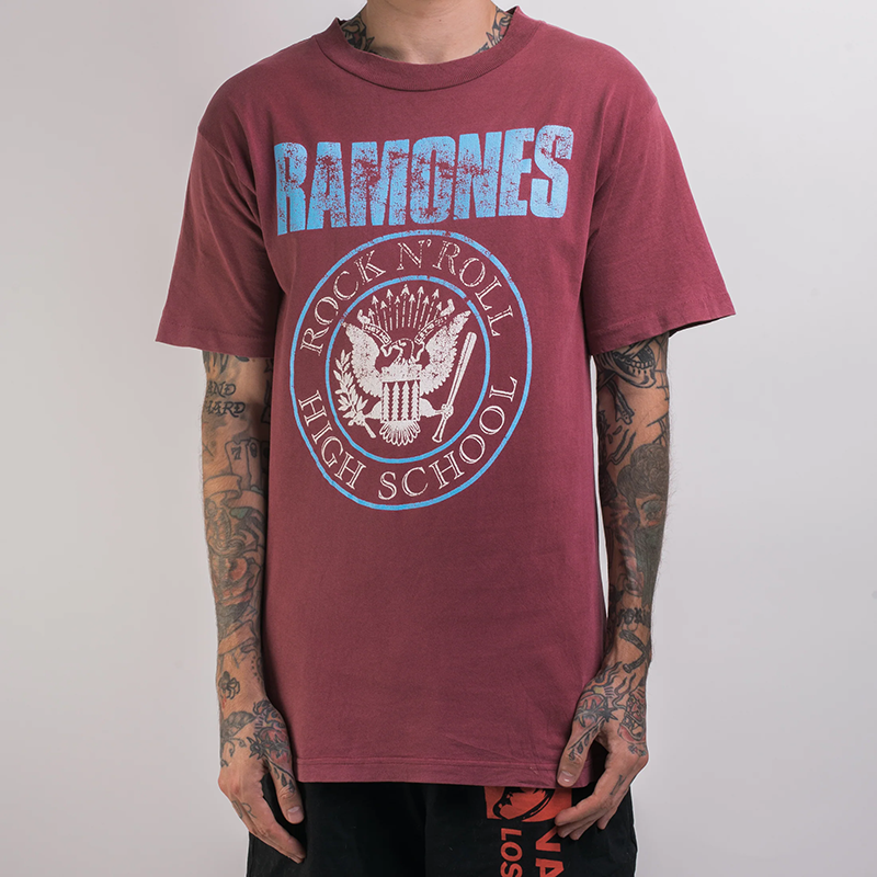 Ramones雷蒙斯朋克摇滚男士短袖