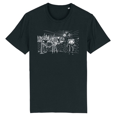 Radiohead短袖摇滚美式复古T恤