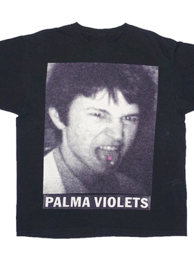 PALMA VIOLETS ‎– 180 ‎2013 复古oversize高街vintage短袖T恤