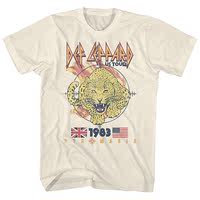 Def Leppard Rock Punk Rock American retro men's loose direct-print T-shirt thumbnail 3