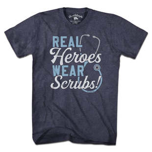 Scrubs真正 Wear 英雄穿磨砂 美式 T恤 Real 复古简约短袖 Heroes