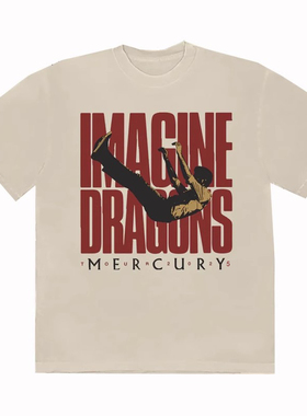 Imagine Dragons梦龙乐队欧美独立摇滚乐队美式复古男士宽松T恤