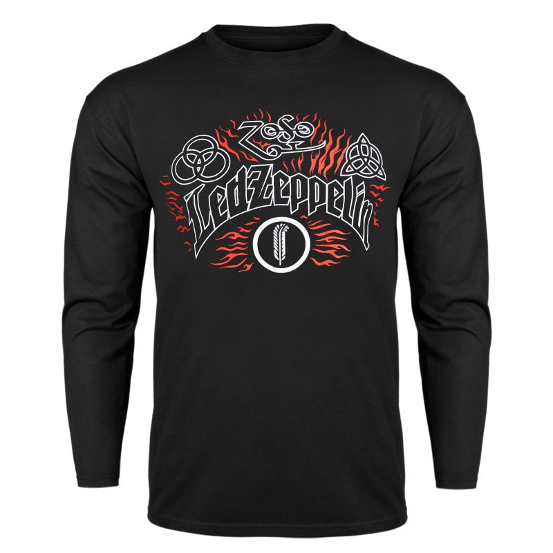 LedZeppelin乐队美式男长袖T恤