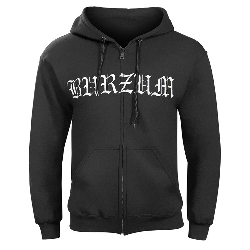 BURZUM黑金属乐队美式拉链外套男