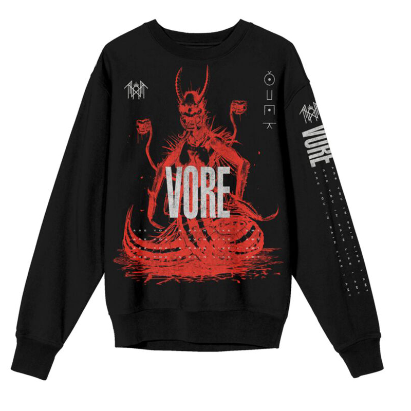 SleepToken乐队恶魔暗圆领卫衣