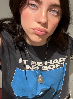 碧梨Billie Eilish同款摇滚美式vintage高街男女无袖背心坎肩T恤