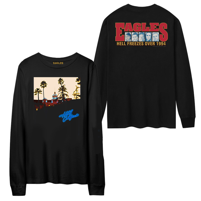 Eagles长袖复古男士纯棉T恤