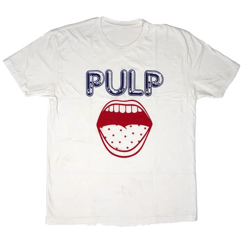 Pulp纸浆乐团摇滚美式纯棉T恤男
