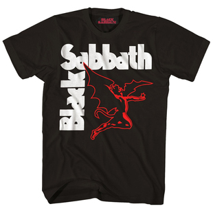 Flying Devil Black Sabbath T-Shirt飞魔黑色安息日摇滚短袖T恤