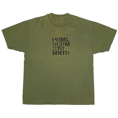 原始尖叫乐队摇滚风短袖T恤