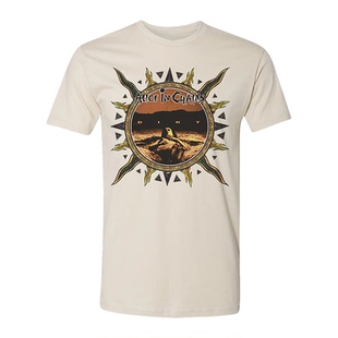 Alice In Chains爱丽丝囚徒乐队重金属摇滚美式卡通宽松短袖男T恤