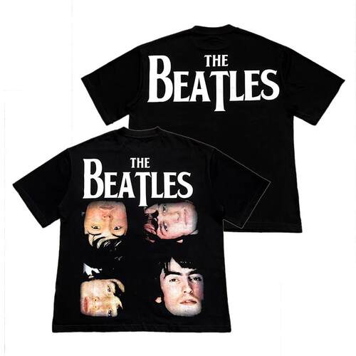 新Beatles披头士摇滚朋克短袖T恤