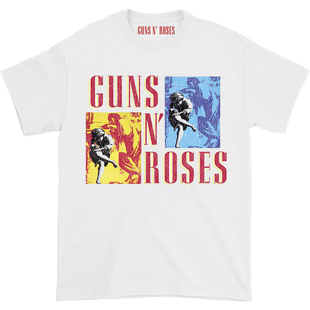 枪花与玫瑰乐队欧美高街vintage复古T Shirt Guns N' RosesT恤