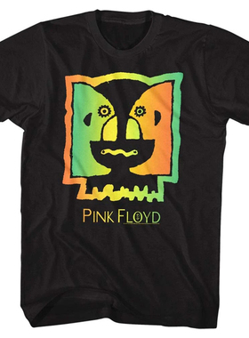 平克弗洛伊德摇滚Gradient Division Bell T-shirt摇滚街头T恤男