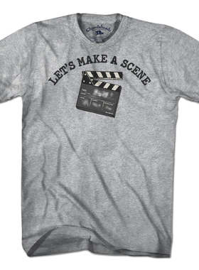 Let's Make A Scene让我们做一个场景 美式复古经典男女款短袖T恤