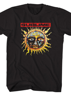 崇高乐队Sublime To Freedom Sun T  Shirt自由太阳摇滚短袖T恤