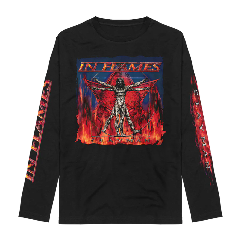 InFlames烈焰乐队摇滚长袖T恤男