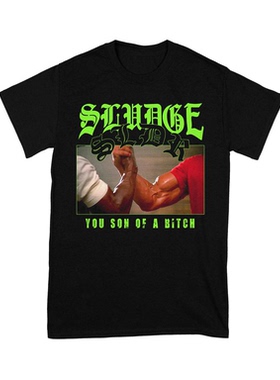 Annotations Of An Autopsy乐队黑金暗黑摇滚直喷纯棉宽松短袖T恤