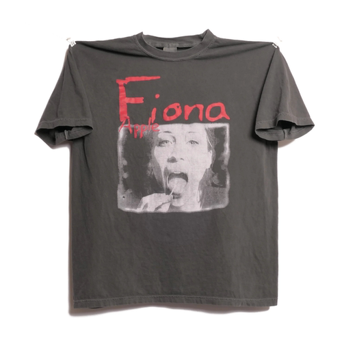 FionaApple复古重磅轻水洗短袖