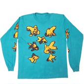 Carpets旋螺地毯乐队Revenge The Inspiral Goldfish短袖 男T恤