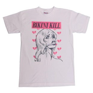 Bikini Kill Heartbreak比基尼杀戮心碎美式复古重磅纯棉短袖T恤