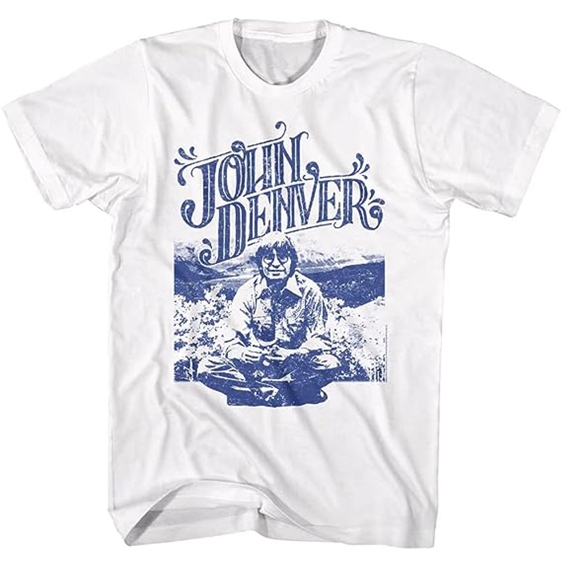 JohnDenver短袖朋克青年T恤