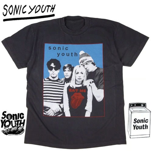 sonicyouth音速青年乐队摇滚T恤